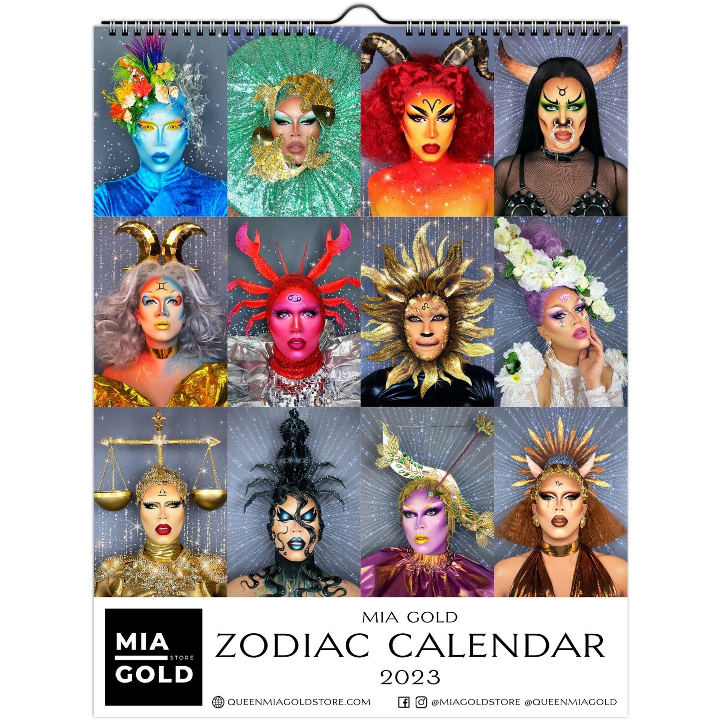 2023 Zodiac Wall Calendar (US & CA)